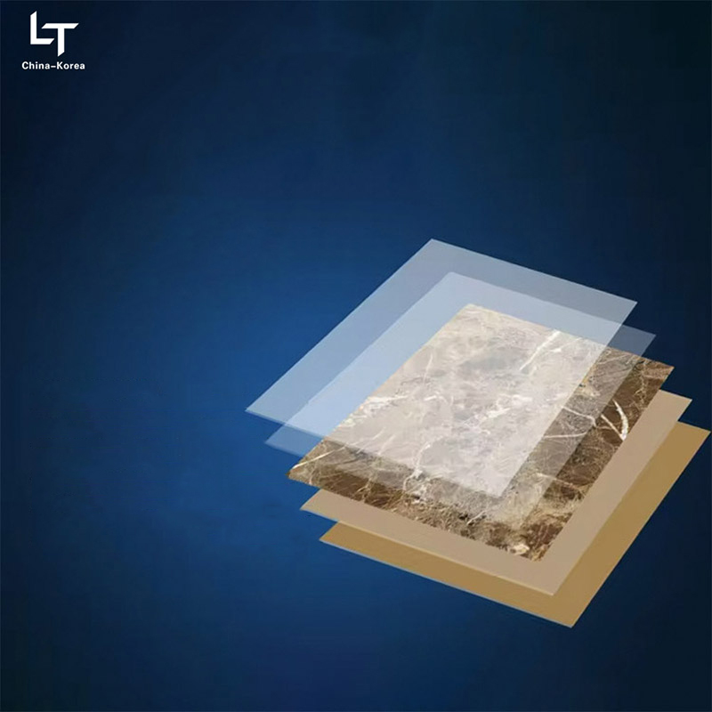 防水 1220×2440mm 3mm PVC UV ボード、内壁パネル装飾用、高光沢仕上げ、住宅オフィスデザイン装飾用