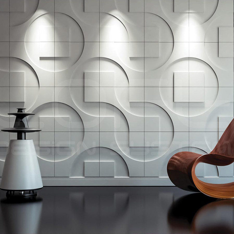Pared 3D 壁パネル壁紙壁コーティング用家の装飾屋内パネル De Pvc モダンな幾何学的なヴィラ
