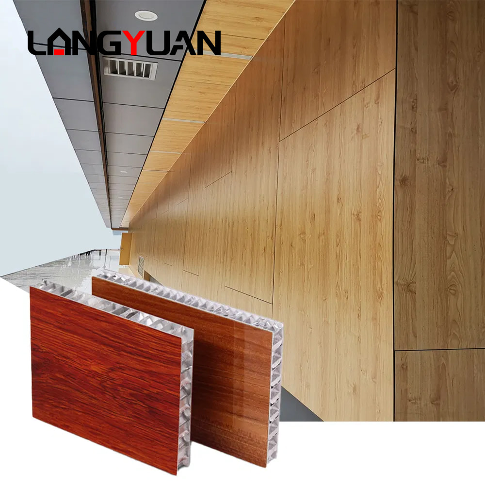 キャビネットおよびキッチンドア用の18mmアルミニウムハニカムパネルアルミニウムハニカムパネル工場