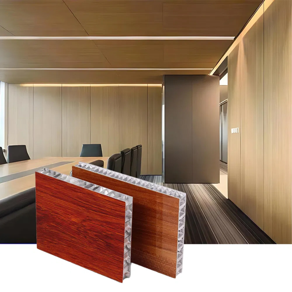 キャビネットおよびキッチンドア用の18mmアルミニウムハニカムパネルアルミニウムハニカムパネル工場