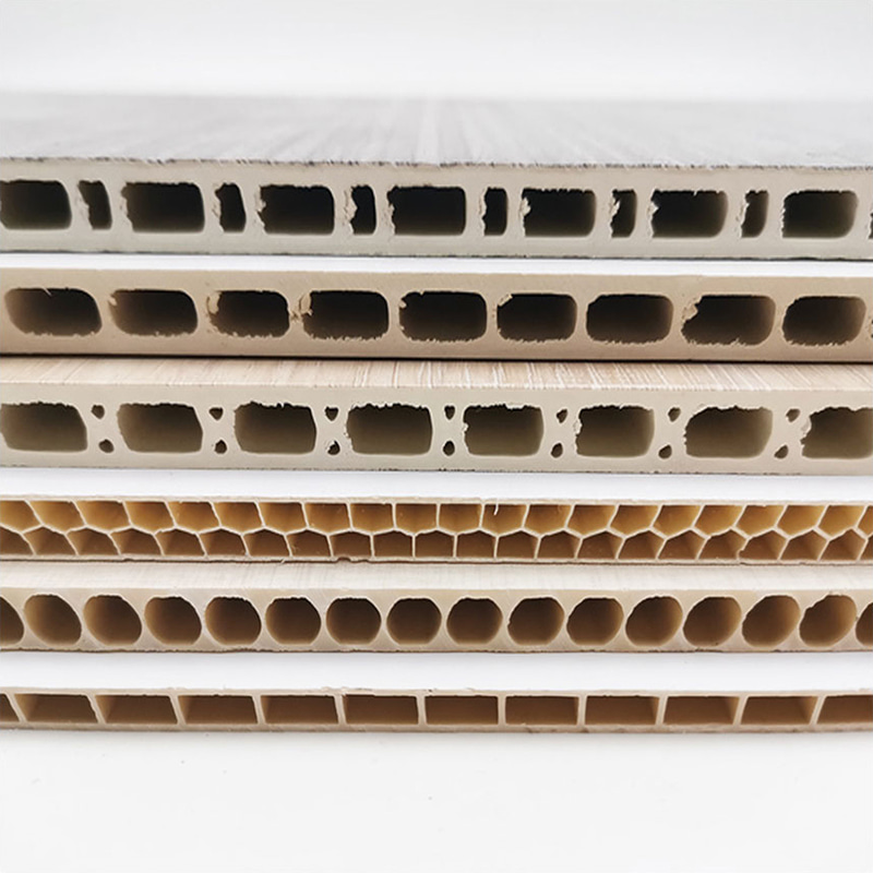 モダンな統合竹木繊維 PVC 壁パネル テレビの背景用ハード パッケージ壁パネル内部天井ホテル用