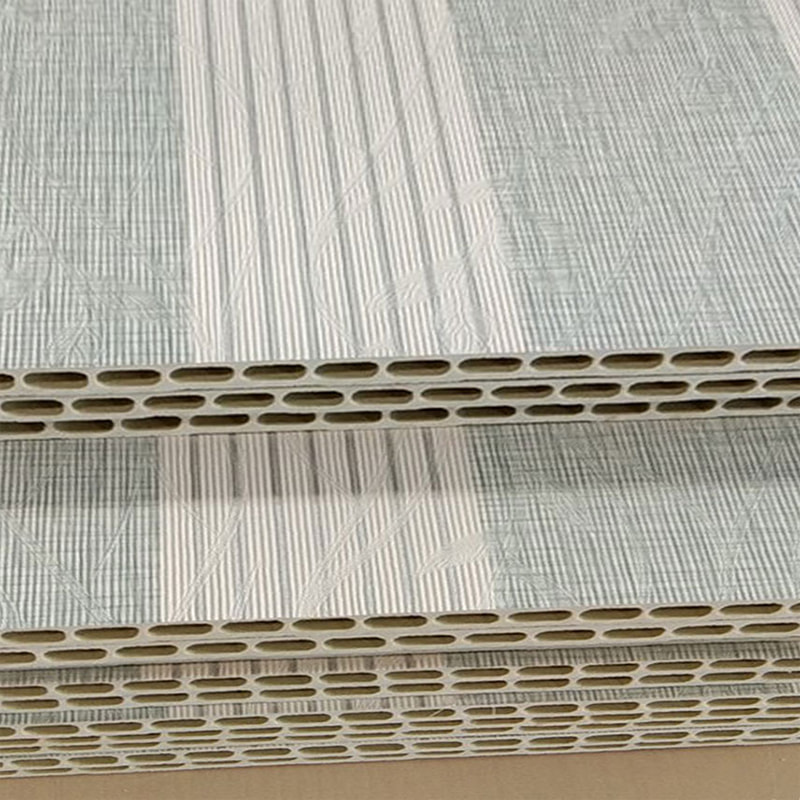 モダンな統合竹木繊維 PVC 壁パネル テレビの背景用ハード パッケージ壁パネル内部天井ホテル用