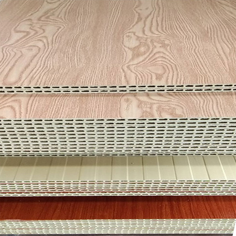 モダンな統合竹木繊維 PVC 壁パネル テレビの背景用ハード パッケージ壁パネル内部天井ホテル用