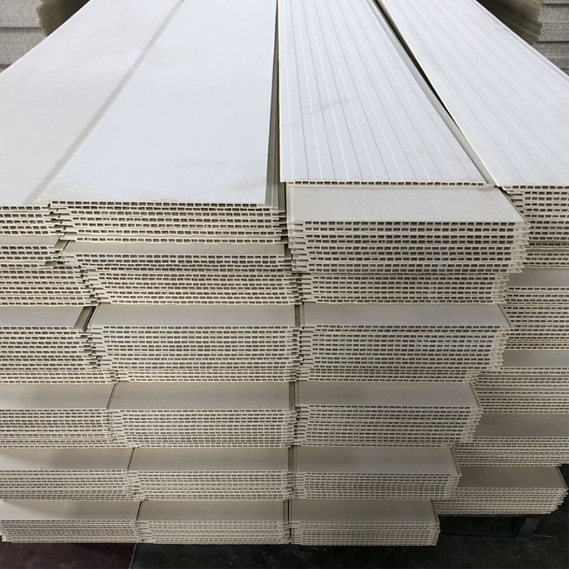 モダンな統合竹木繊維 PVC 壁パネル テレビの背景用ハード パッケージ壁パネル内部天井ホテル用