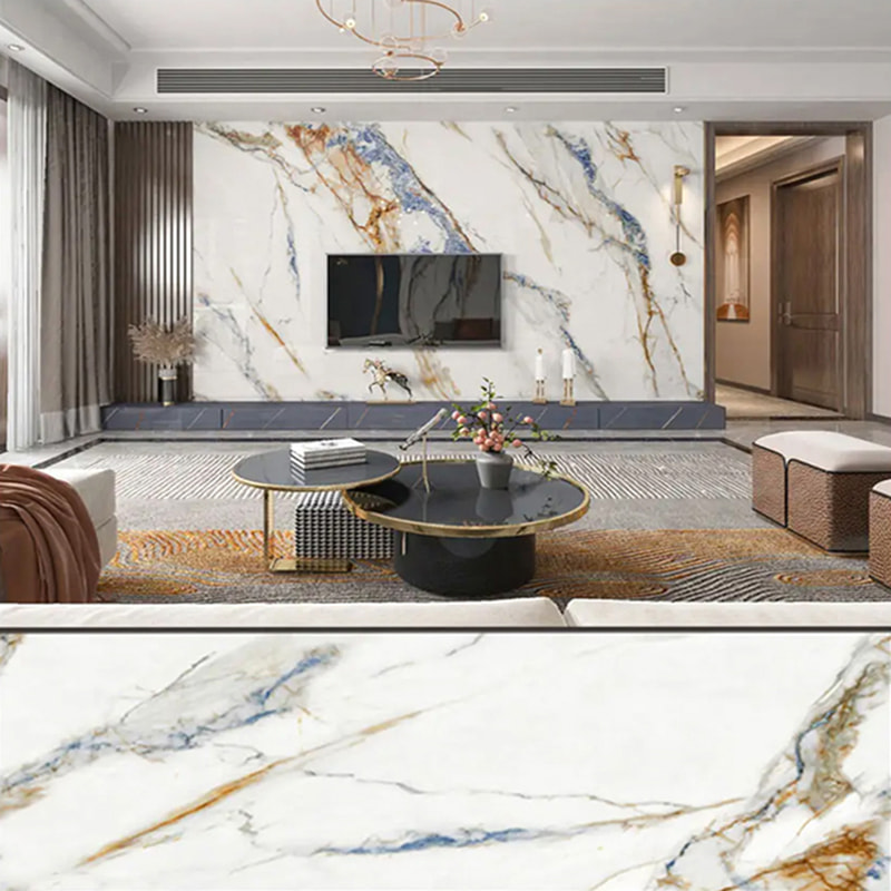 1220 ミリメートル× 2440 ミリメートル SPC 壁パネル浴室壁ボード防水性と難燃性環境に優しいインテリア UV 装飾パネル