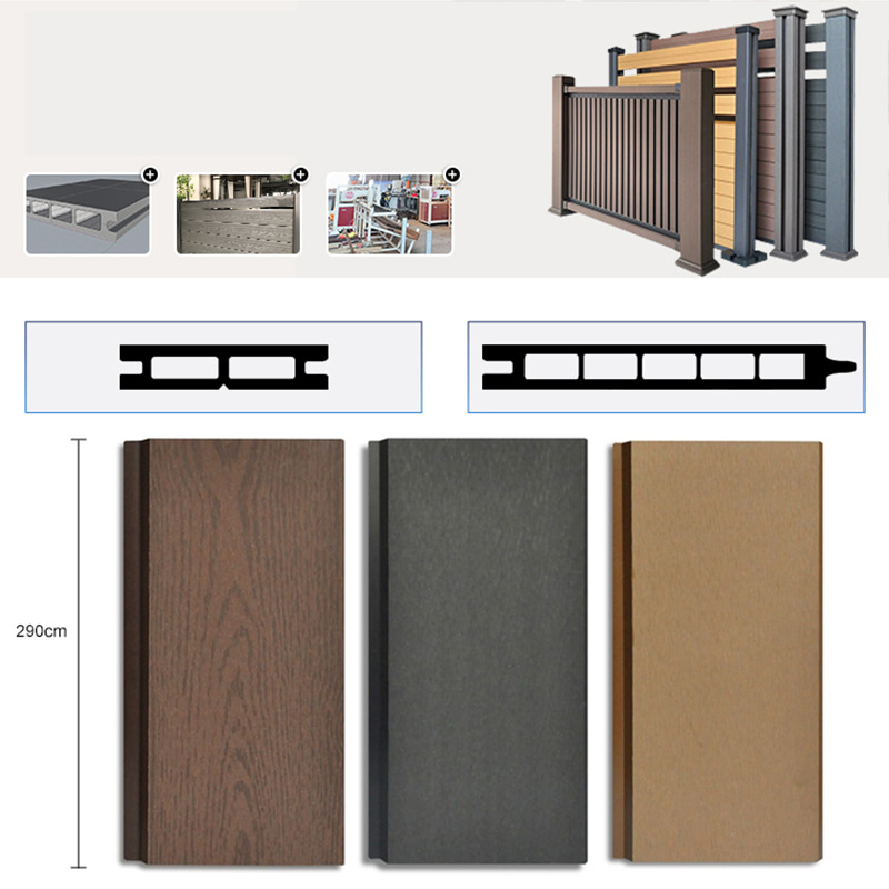 共押出装飾的なフェンス スクリーン耐候性 Wpc 複合プライバシー庭のフェンス日焼け防止耐摩耗性抗シロアリのインストールが簡単