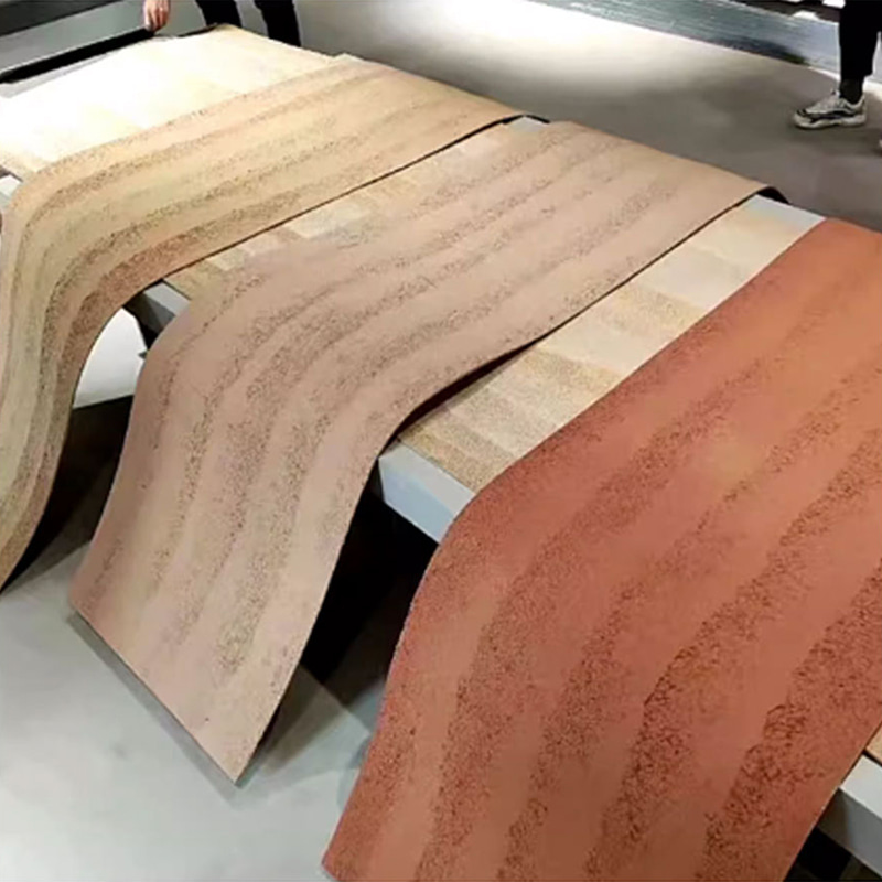 モダンなデザインの耐火軽量壁パネル新素材軟石クラッディング柔軟な MCM タイルリニア石壁装材